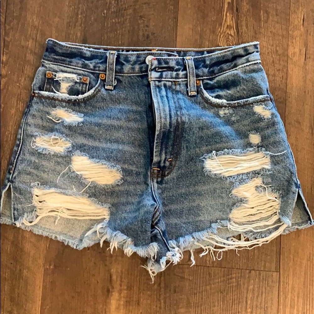 Abercrombie Annie High Rose short size 0